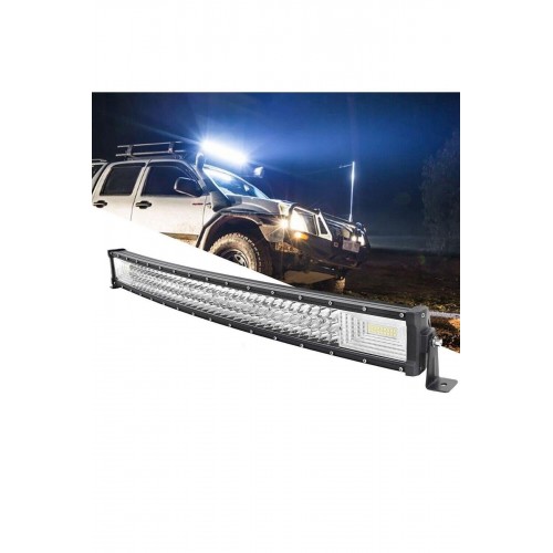 3 SIRA LED BAR 105 CM KAVİSLİ  BEYAZ