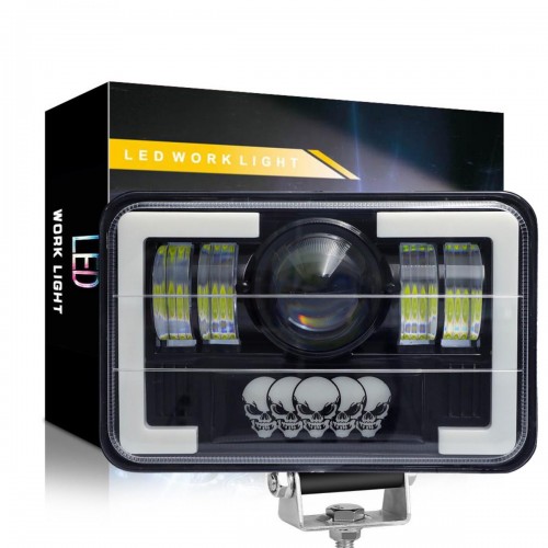 165 MM SKULL LED SİS FARI