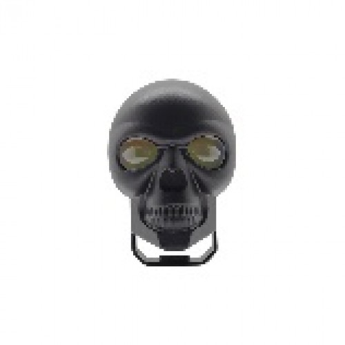 MOTOSİKLET SİS FARI SKULL SİYAH 2 Renk (Beyaz-Sarı)